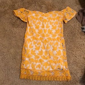 Off the shoulder dress